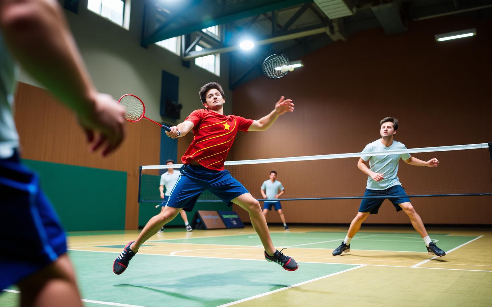 Radcliffe Knights players on court